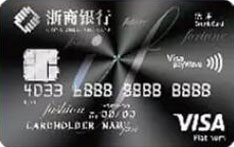 浙商银行VISA标准信用卡   白金卡