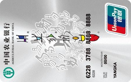 农业银行金穗如易卡  普卡