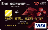 光大银行wps联名信用卡(VISA金卡)