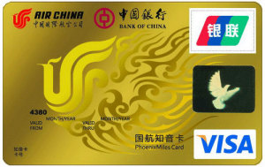 中国银行凤凰知音国航信用卡 金卡