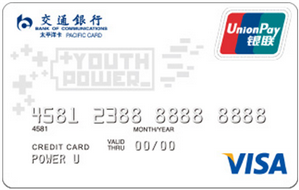 交通银行Y-POWER信用卡(VISA-活力白)