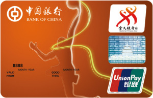 中国银行全民健身运动篮球卡