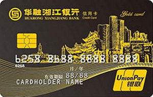 华融湘江银行标准信用卡 金卡