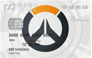 浦发银行《守望先锋》联名信用卡(LOGO版)