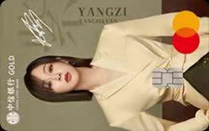 中信银行颜·杨紫主题卡 飒飒卡 MC版  金卡