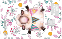 华夏银行AM I信用卡经典传承系列 金卡（暖情萌宠）