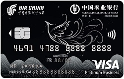 农业银行凤凰知音联名信用卡(VISA白金卡)